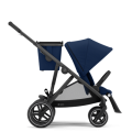 Cybex Gazelle S Navy Blue Czarna Rama