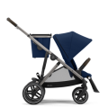 Cybex Gazelle S Navy Blue Srebrna Rama