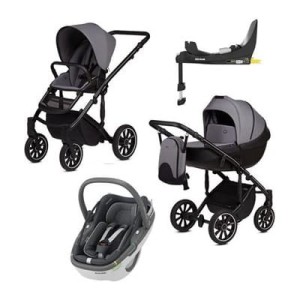 Wózek dziecięcy Anex Zestaw 3w1 m/type + Fotelik Maxi Cosi Coral 360 + Baza FamilyFix 360