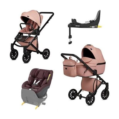 Anex Zestaw 3w1 e/type + Fotelik Maxi Cosi Pearl 360 + Baza FamilyFix 360