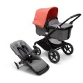 Bugaboo Fox 3 Grey Melange Sunrise Red
