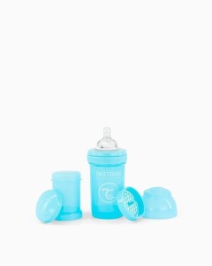 Twistshake Butelka Antykolkowa 180ml Pastelowa Niebieska