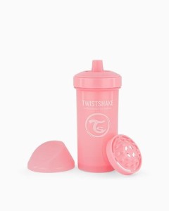 Twistshake Kubek Niekapek 360ml 12m+ Pastelowa Różowa