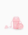 Twistshake Kubek Niekapek 230ml 4m+ Pastelowa Różowa
