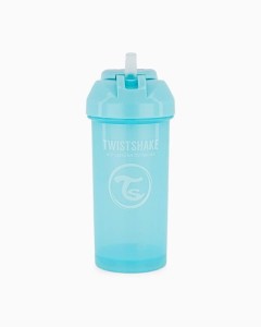 Twistshake Butelka ze Słomką 360ml Pastelowa Niebieska