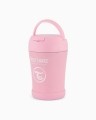 Twistshake Pojemnik Termiczny z Łyżką 350ml Pastelowo Różowy