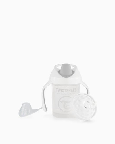 Twistshake Kubek Niekapek Biały 230ml 4m+