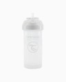 Twistshake Butelka ze Słomką 360ml Pastelowa Biała