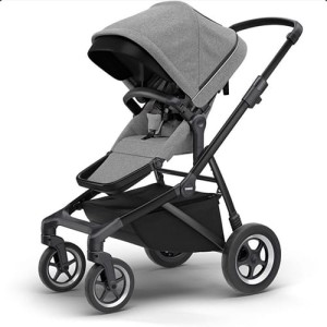 Wózek spacerowy Thule Sleek Grey Melange on Black