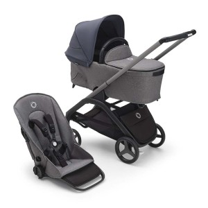 Wózek 2w1 Bugaboo Dragonfly - Rama Graphite/Grey Melange