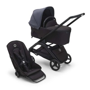 Wózek 2w1 Bugaboo Dragonfly - Rama Black/Midnight Black
